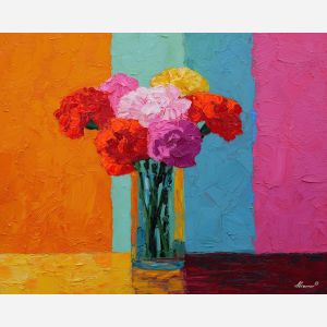 PLAYFUL VASE - Paint by Numbers Full Kit