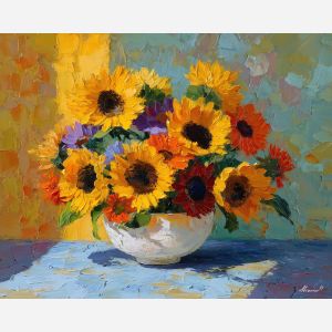 PAINTED SURFACE - Paint by Numbers Full Kit