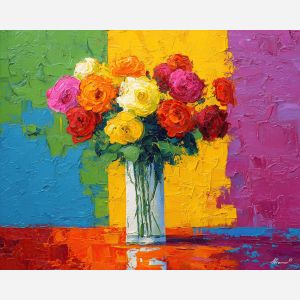 HAPPY PETALS - Paint by Numbers Full Kit