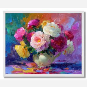 PAINTED STILL LIFE - FRAMED