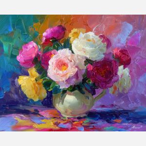 PAINTED STILL LIFE - Paint by Numbers Full Kit