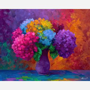 BRIGHT COMPOSITION - Paint by Numbers Full Kit