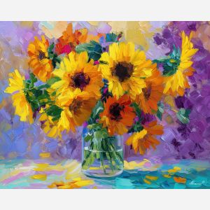 BLOOMING BOUQUET - Paint by Numbers Full Kit