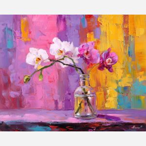 FLOWING VASE - Paint by Numbers Full Kit