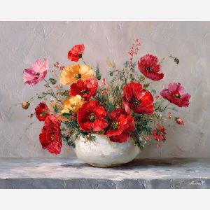 FLOWING DISPLAY - Paint by Numbers Full Kit