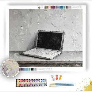 SIMPLE ORDER B&W - Paint by Numbers Full Kit