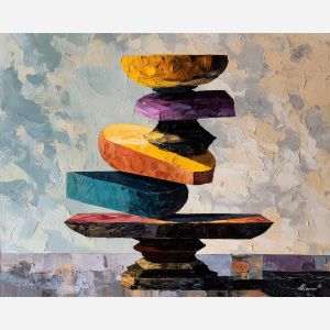 planning, business art, corporate, abstract, palette knife, oil painting, impasto, textured surface, modern, minimal, professional, conceptual, clean design, office theme, contemporary art, visual concept