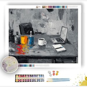 DIRECT SPACE B&W - Paint by Numbers Full Kit