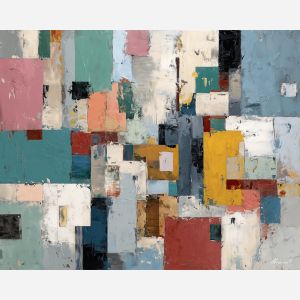 growth, business art, corporate, abstract, palette knife, oil painting, impasto, textured surface, modern, minimal, professional, conceptual, clean design, office theme, contemporary art, visual concept