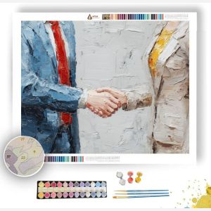 CLEAN PLAN B&W - Paint by Numbers Full Kit