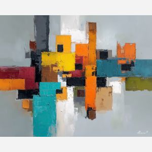 innovation, business art, corporate, abstract, palette knife, oil painting, impasto, textured surface, modern, minimal, professional, conceptual, clean design, office theme, contemporary art, visual concept