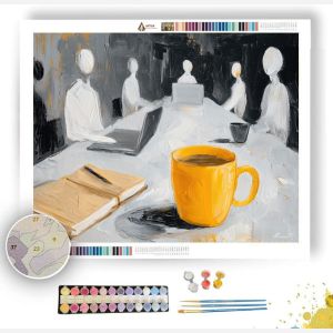 CLEAR TASK B&W - Paint by Numbers Full Kit