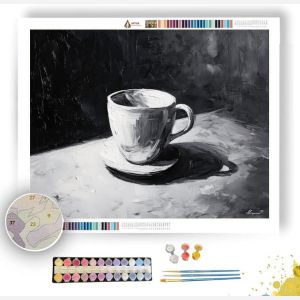 MODERN SETUP B&W - Paint by Numbers Full Kit