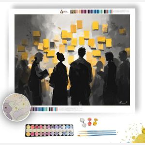 MODERN BRIEFING B&W - Paint by Numbers Full Kit