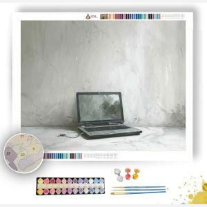 DEFINED SCENE B&W - Paint by Numbers Full Kit