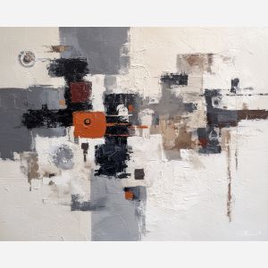 balance, business art, corporate, abstract, palette knife, oil painting, impasto, textured surface, modern, minimal, professional, conceptual, clean design, office theme, contemporary art, visual concept