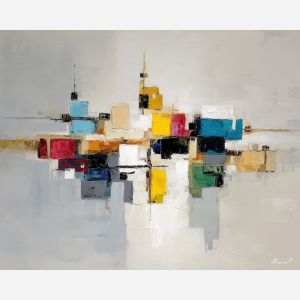 balance, business art, corporate, abstract, palette knife, oil painting, impasto, textured surface, modern, minimal, professional, conceptual, clean design, office theme, contemporary art, visual concept