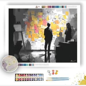 SHARED PRESENTATION B&W - Paint by Numbers Full Kit