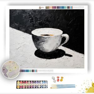 STABLE STILL B&W - Paint by Numbers Full Kit