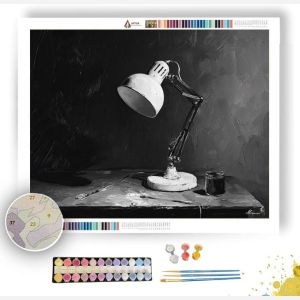 MODERN SPACE B&W - Paint by Numbers Full Kit
