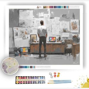 CLEAN WORKSPACE - Paint by Numbers Full Kit