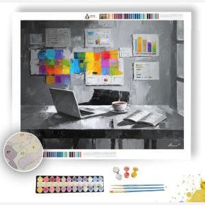 MODERN MOMENT B&W - Paint by Numbers Full Kit