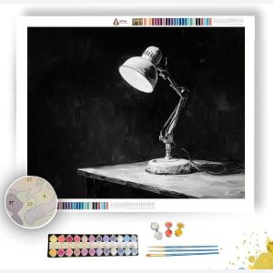 CLEAR SETTING B&W - Paint by Numbers Full Kit