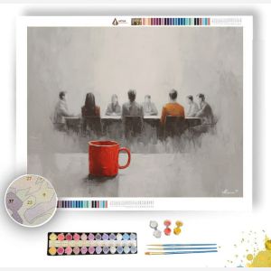 QUIET SCENE B&W - Paint by Numbers Full Kit