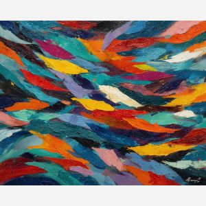 pattern, modern art, palette knife, oil painting, impasto, textured surface, contemporary, expressive, visual art, creative, abstract, painterly, bold colors, concept art, illustrative, graphic