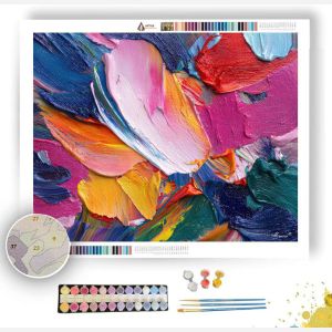 BRIGHT FLOW - Paint by Numbers Full Kit