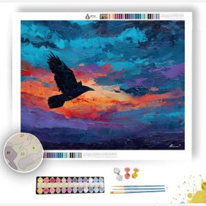 RISING SCENE - Paint by Numbers Full Kit