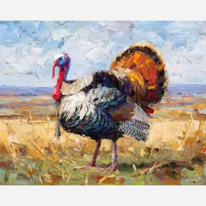 turkey, palette knife, oil painting, impasto, textured surface, artwork, expressive, modern, creative, visual art, illustration, bold colors, painterly, contemporary, graphic, conceptual