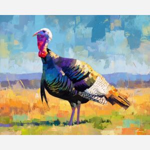 turkey, palette knife, oil painting, impasto, textured surface, artwork, expressive, modern, creative, visual art, illustration, bold colors, painterly, contemporary, graphic, conceptual