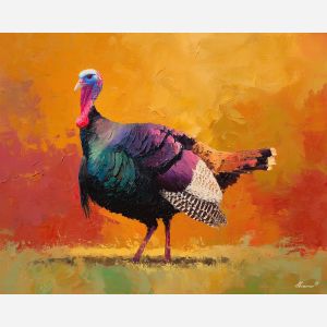 turkey, palette knife, oil painting, impasto, textured surface, artwork, expressive, modern, creative, visual art, illustration, bold colors, painterly, contemporary, graphic, conceptual