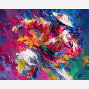 tree, of, life, palette knife, oil painting, impasto, textured surface, modern art, symbolic, expressive, visual art, creative, painterly, bold colors, contemporary, conceptual, illustrative, abstract