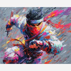 man, ray, palette knife, oil painting, impasto, textured surface, modern art, symbolic, expressive, visual art, creative, painterly, bold colors, contemporary, conceptual, illustrative, abstract