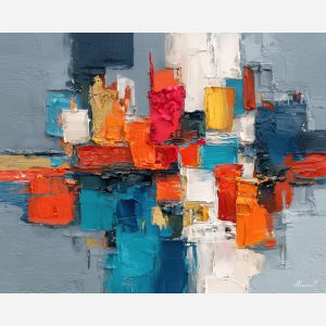 modernism, palette knife, oil painting, impasto, textured surface, artwork, expressive, modern, creative, visual art, illustration, bold colors, painterly, contemporary, graphic, conceptual