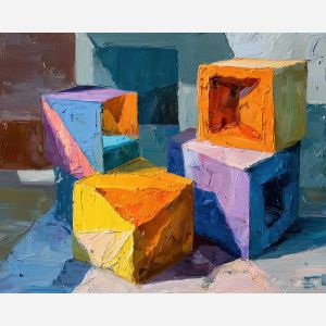 modernism, palette knife, oil painting, impasto, textured surface, artwork, expressive, modern, creative, visual art, illustration, bold colors, painterly, contemporary, graphic, conceptual