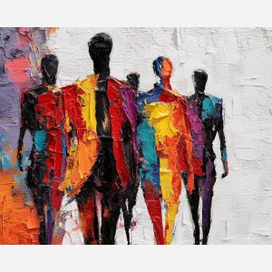 comic, book, palette knife, oil painting, impasto, textured surface, artwork, expressive, modern, creative, visual art, illustration, bold colors, painterly, contemporary, graphic, conceptual