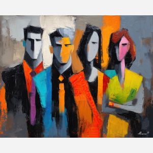 comic, book, palette knife, oil painting, impasto, textured surface, artwork, expressive, modern, creative, visual art, illustration, bold colors, painterly, contemporary, graphic, conceptual