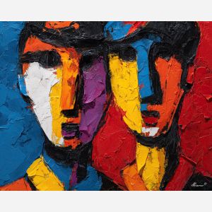 comic, book, palette knife, oil painting, impasto, textured surface, artwork, expressive, modern, creative, visual art, illustration, bold colors, painterly, contemporary, graphic, conceptual