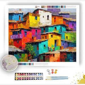 INTENSE TOWN - Paint by Numbers Full Kit
