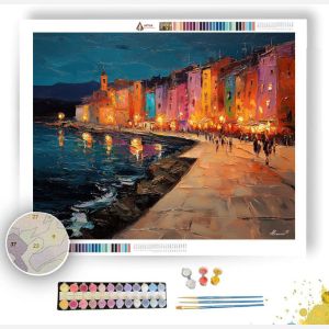 FLOWING VILLAGE - Paint by Numbers Full Kit