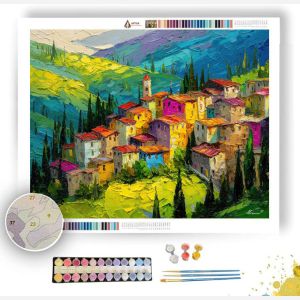 GOLDEN VILLAGE - Paint by Numbers Full Kit