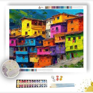 VIVID TOWN - Paint by Numbers Full Kit