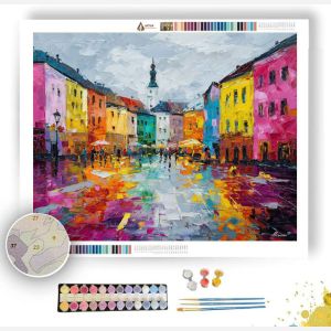 LIVELY PROMENADE - Paint by Numbers Full Kit