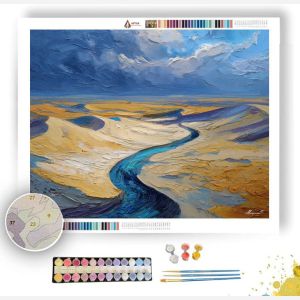FLOWING SCENE - Paint by Numbers Full Kit