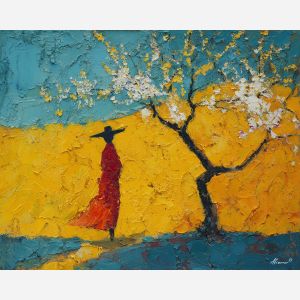 easter, palette knife, oil painting, impasto, textured surface, modern art, symbolic, expressive, visual art, creative, painterly, bold colors, contemporary, conceptual, illustrative, abstract