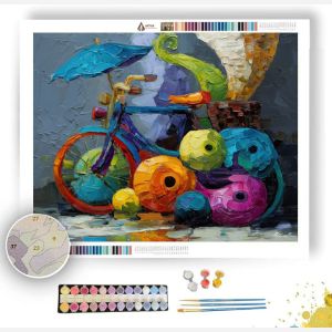 BRIGHT CYCLE - Paint by Numbers Full Kit