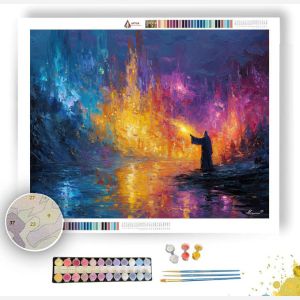BURNING CITY - Paint by Numbers Full Kit